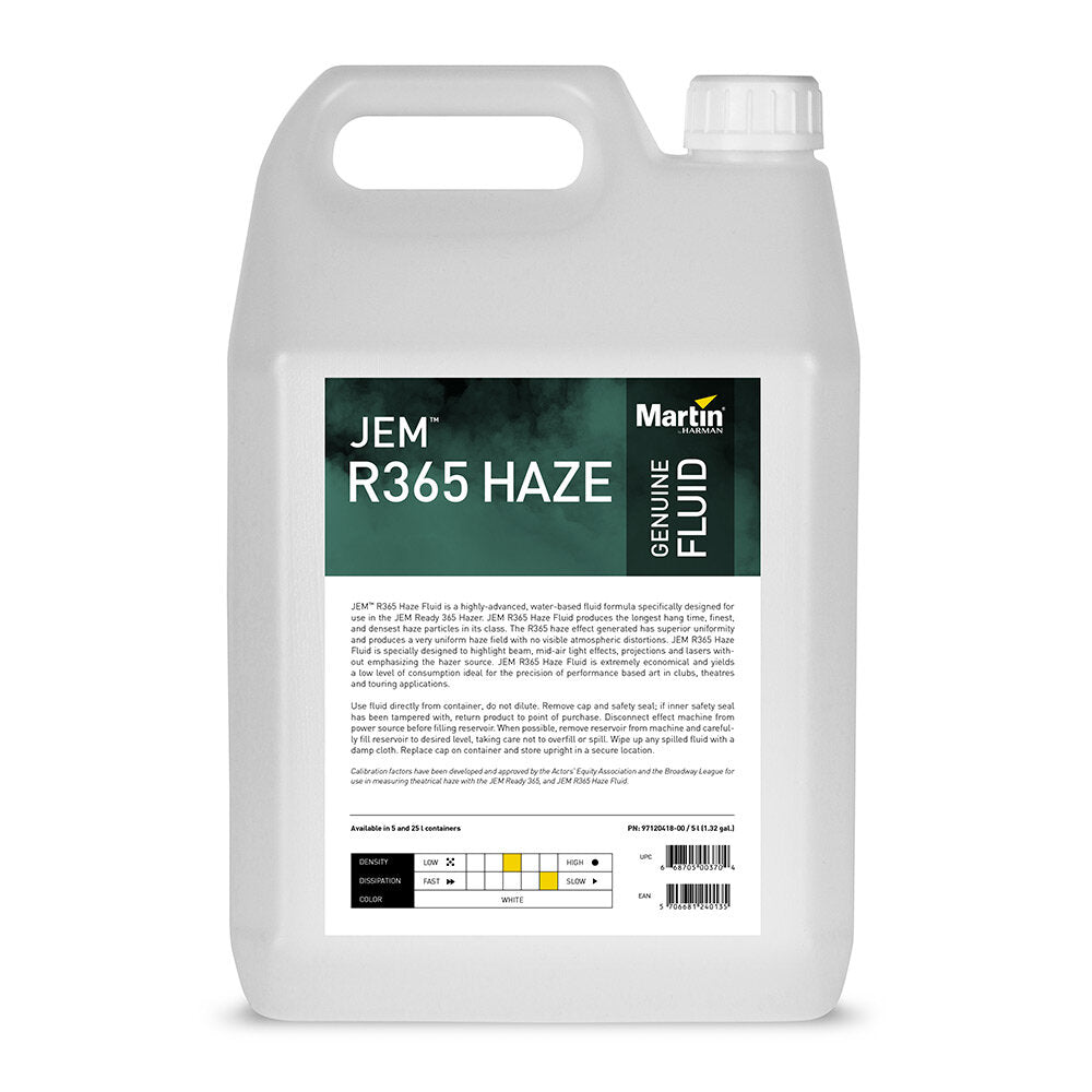Martin / JEM R365 Haze Fluid (Ready 365 Hazer)