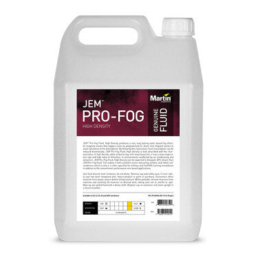 Martin / JEM Pro-Fog Fluid, High Density, (Smoke) (ZR Machine Fog Fluid)