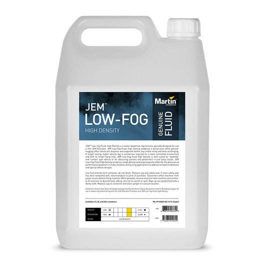 Martin / JEM *Low-Fog Fluid* , High Density, (Glaciator) (C3 Fluid)