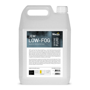 Martin / JEM *Low-Fog* Quick Dissipating  (Glaciator) (A1 Fluid)